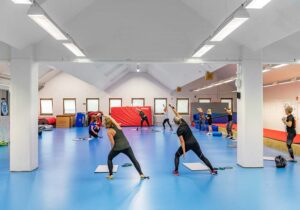 Tranås Gymnastiksällskap i nya lokalerna hos Wigenshuset