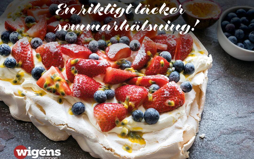 Vi önskar er en härlig sommar med ett recept på krisptårta